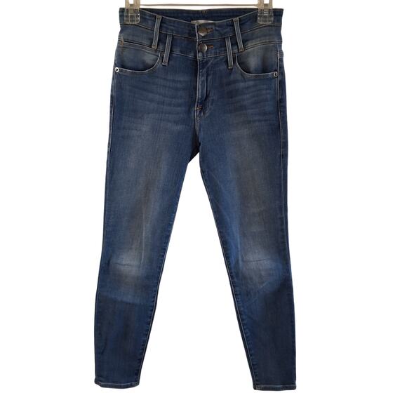 Frame Denim - Anthropologie Frame Le High Skinny Women Jeans Medium Wash Size-26